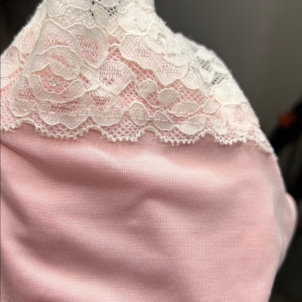 Lady Princess Pink Lace Trim Sleep Shorts - Picture 3 of 5